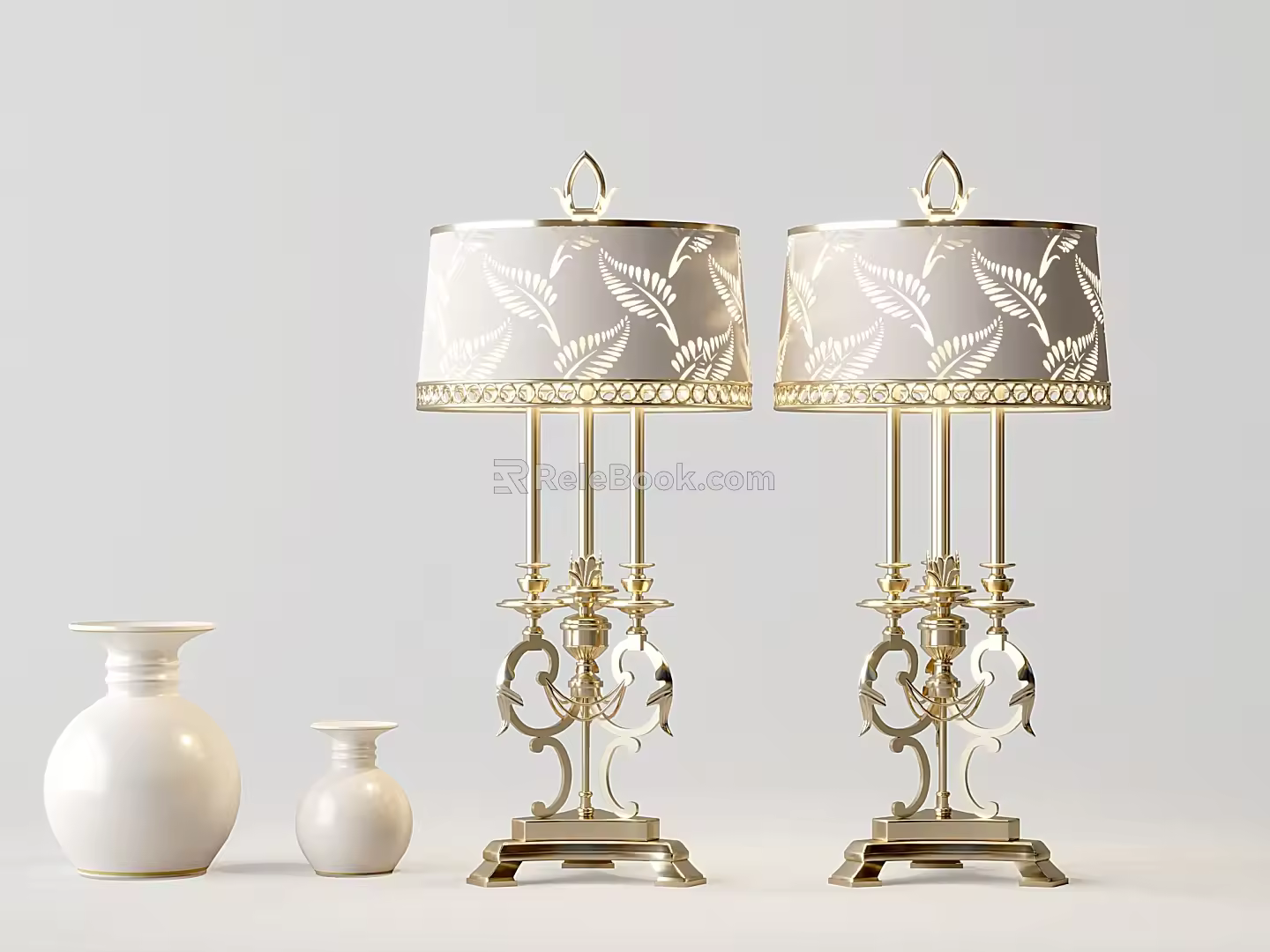 French Style Table Lamp Light Luxury Table Lamp European Style Table Lamp 3d model