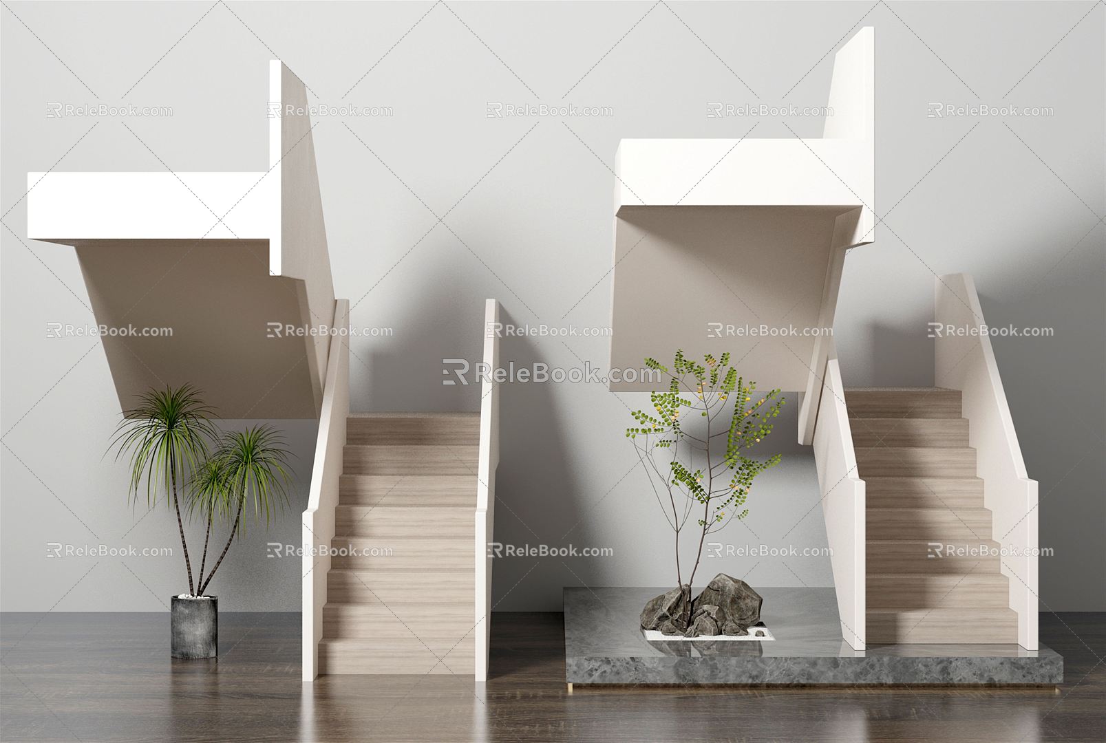 The Stairs. 3d model