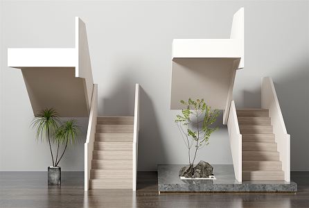 The Stairs. 3d model