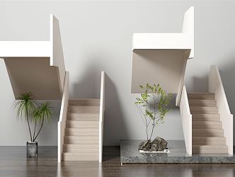 The Stairs. 3d model