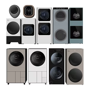 Modern washing machine 3d model