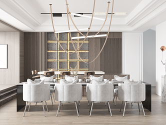 Modern Restaurant 3d model