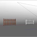 Garden Landscape Fence Designs With Various Styles And White Brown Colors