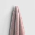 Soft Pink Towel With Plush Texture Hanging On Wall 3d model