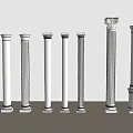 Roman Column 3d model