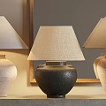 Table lamp combination 3d model