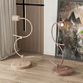 New Chinese style table lamp combination 3d model