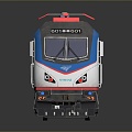 train light rail subway high-speed rail EMU modern train high-speed train high-speed locomotive EMU 3d model