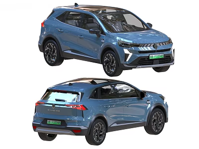 2024 Renault car Symbioz 3d model