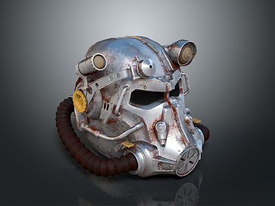 Sci-Fi Helmet Alien Helmet High Tech Helmet Game Helmet 3d model