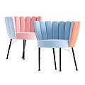 Chair Seat Stool Leisure Chair Single Chair 3d model