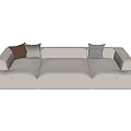 Poliform three-seat sofa 3d model