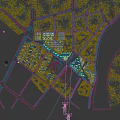 Aerial View Urban Planning With Green Spaces Waterfront And Residential Buildings