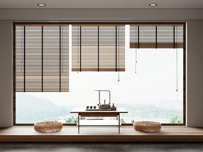 new bamboo curtain rolling curtain model