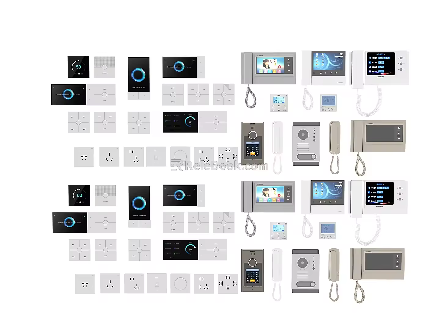 Hardware switch panel 3d model
