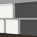 Modern Security Doors In White And Gray Colors With Simple Design For Home Safety