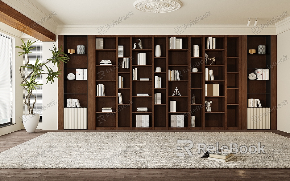 Middle style decorative cabinet model