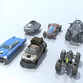 Diverse Car Collection Featuring Retro Off Road Futuristic And Sporty Models