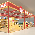 Bright Mojo World Children Toy Counter With Various Cute Toys In Modern City Shopping Mall