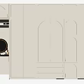 Modern Minimalist White Wardrobe Design With Glass Doors Drawers And Open Shelves
