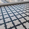 Black And White Checkerboard Wooden Flooring For Modern Bright Home Interior