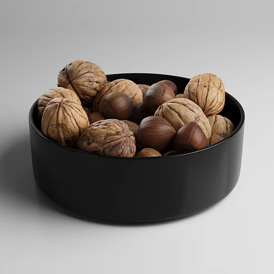 Modern Walnut Walnut Chestnut 3d model Modern Walnut Walnut Chestnut 3d model