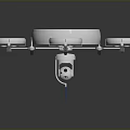 High Performance Multirotor Drone With Multiple Propellers And Integrated Camera Equipment 3d model