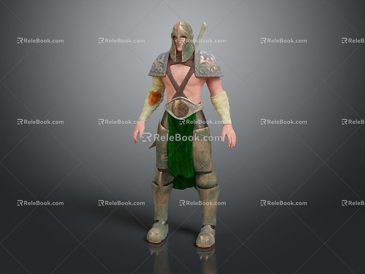 Western Samurai Western Warrior Western Hero Western Warrior Knight Hero Ancient Warrior Paladin 3d model