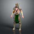 Western Samurai Western Warrior Western Hero Western Warrior Knight Hero Ancient Warrior Paladin 3d model