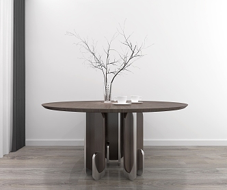 Modern dining table 3d model