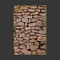 Natural Irregular Wood Stone Wall Panel For Interior Exterior Decoration