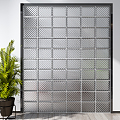 Modern glass brick glass brick partition screen combination 3d model