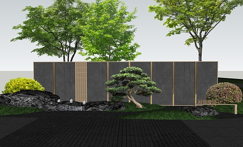 Landscape Wall 3d model