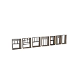 Modern Casement Windows With Wooden Frame And Double Glazed Glass For Home Installation Design