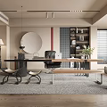 Modern study 3d model
