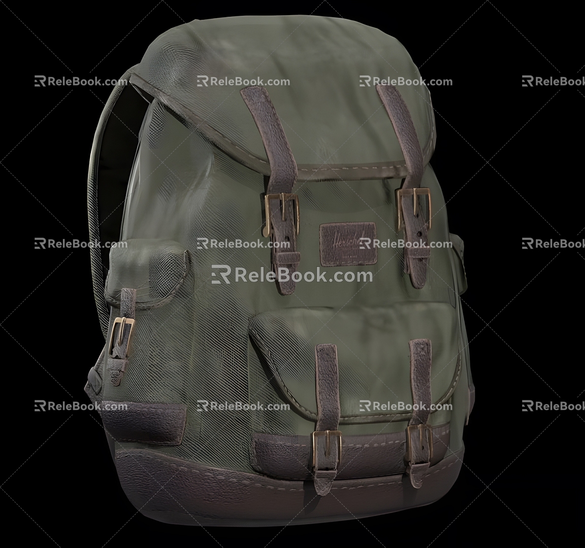 Modern Backpack Modern Bag Backpack School Bag Handbag Mountaineering Bag 3d model