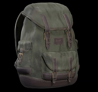 Modern Backpack Modern Bag Backpack School Bag Handbag Mountaineering Bag 3d model