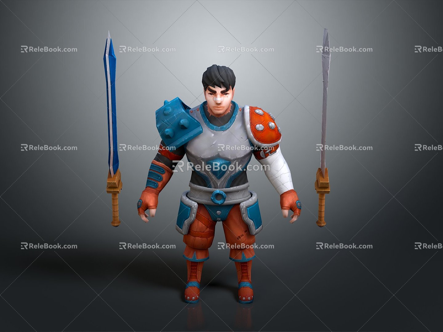 Western Samurai Western Warrior Western Hero Western Warrior Knight Hero Ancient Warrior Paladin 3d model