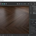 Dark Oak Wooden Flooring With Herringbone And Straight Plank Patterns In Interior Design