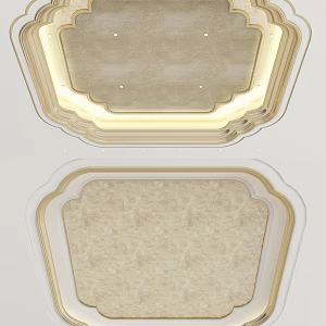 European-style ceiling 3d model