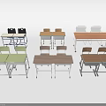 Modern Desks In Various Colors And Designs With Matching Chairs For Home Use