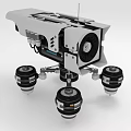 Modern Robot Patrol Robot 3d model