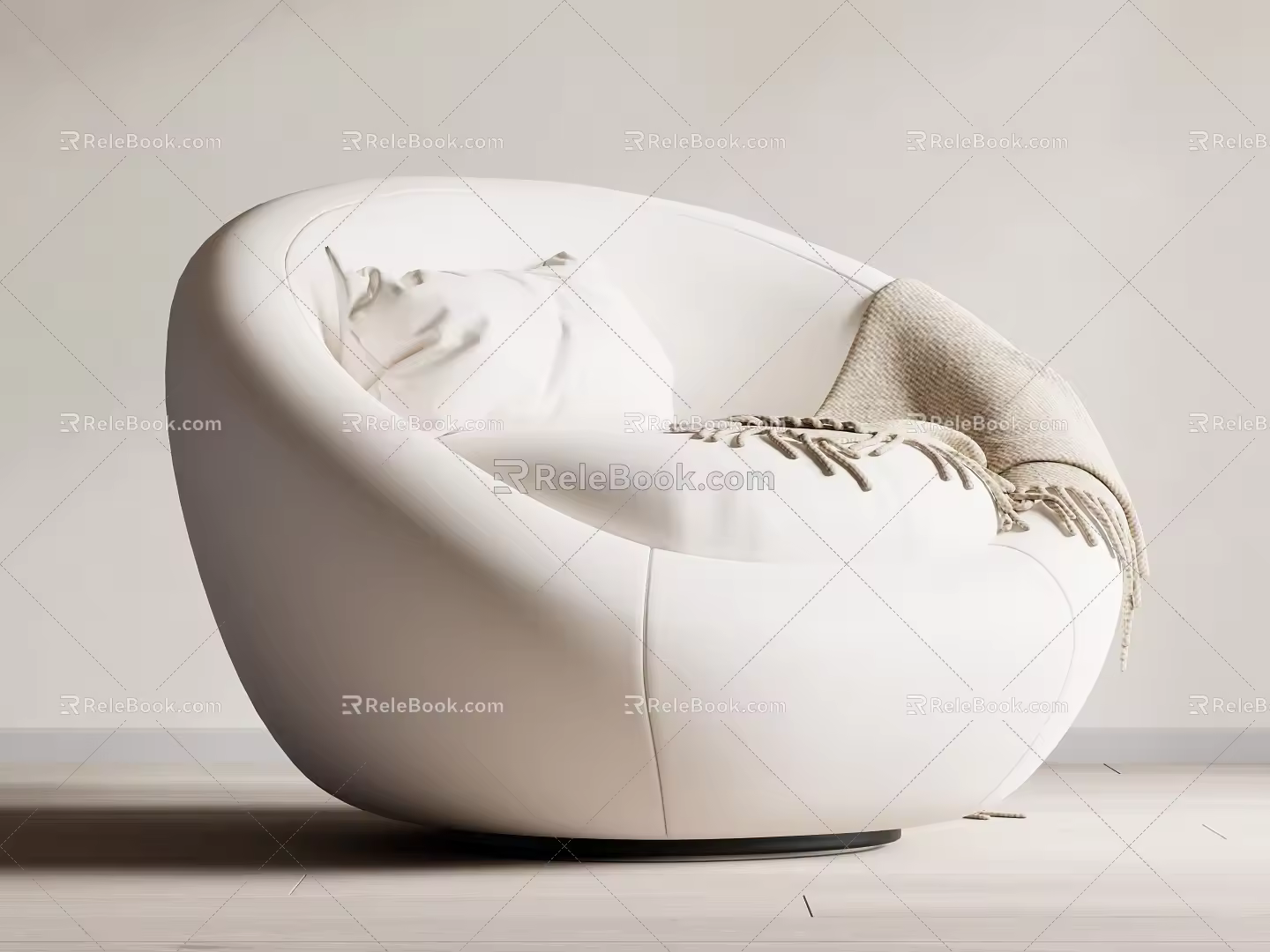 Modern Single Sofa 3d model