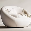 Modern Single Sofa 3d model