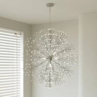 Modern chandelier multi-head chandelier 3d model