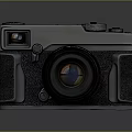 Vintage Style Digital Camera With Professional Lens And Ergonomic Body