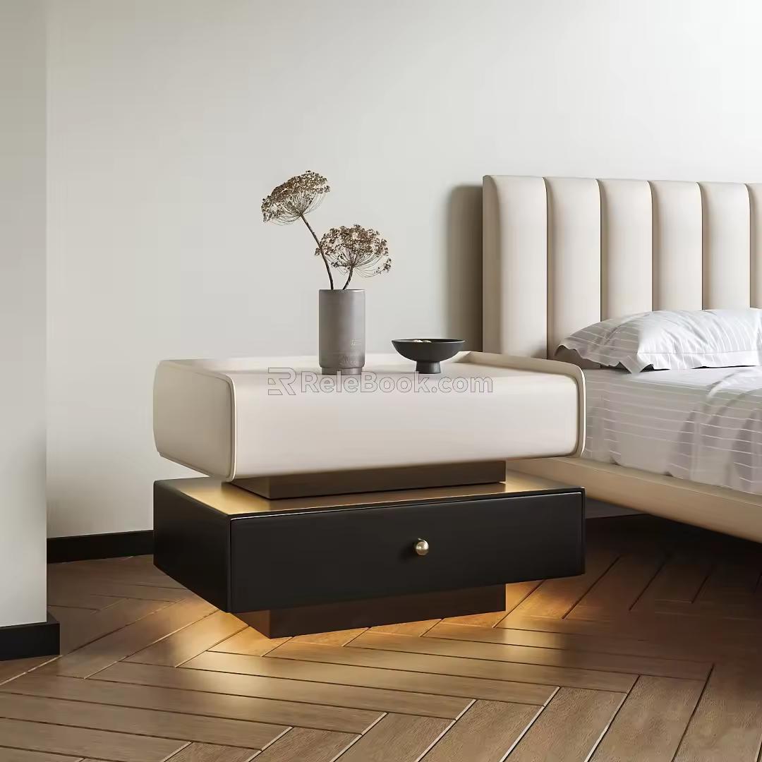 Modern bedside table 3d model
