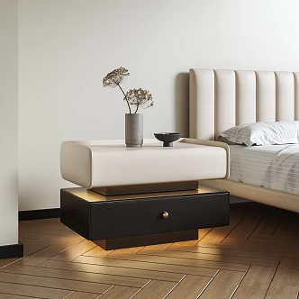 Modern bedside table 3d model