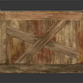 Practical Plastic Storage Box and Wooden Crate for Home Storage Solutions