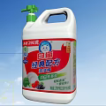 White Cat Classic Formula Dishwashing Liquid 2500g with Green Pump and Vegetable Design